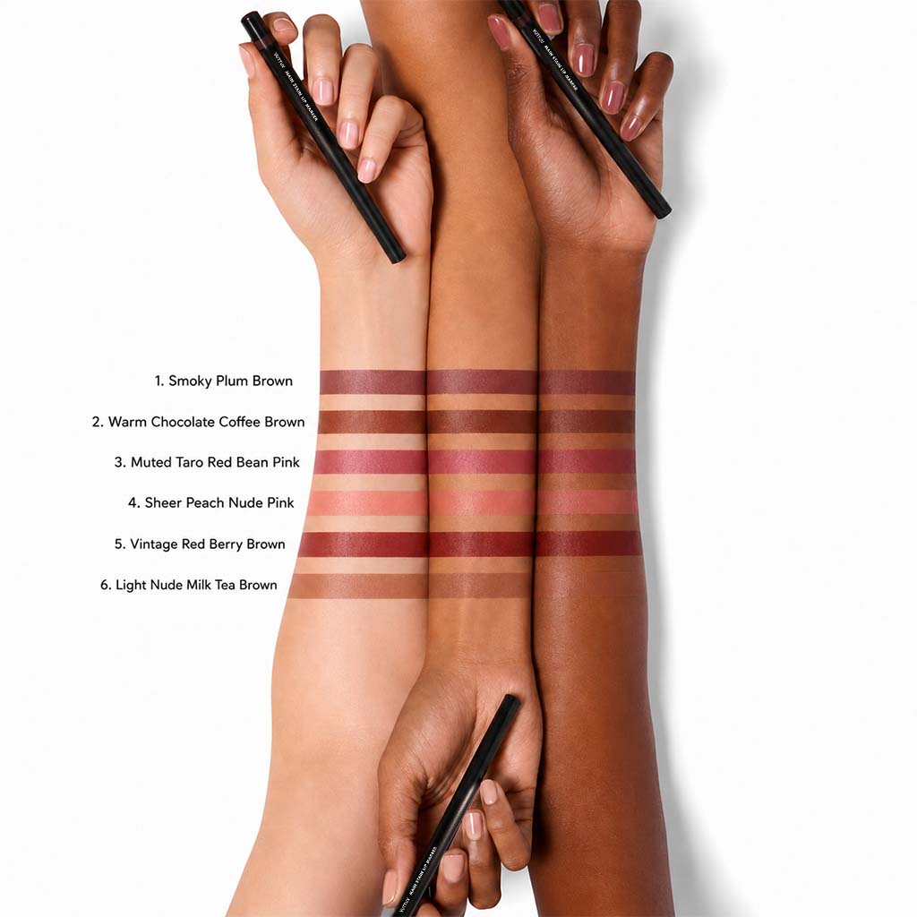 VUTTUV Main Stain Lipliner Marker, Long-Lasting Lip Stain Pen for Defining, Shaping & Filling Lips