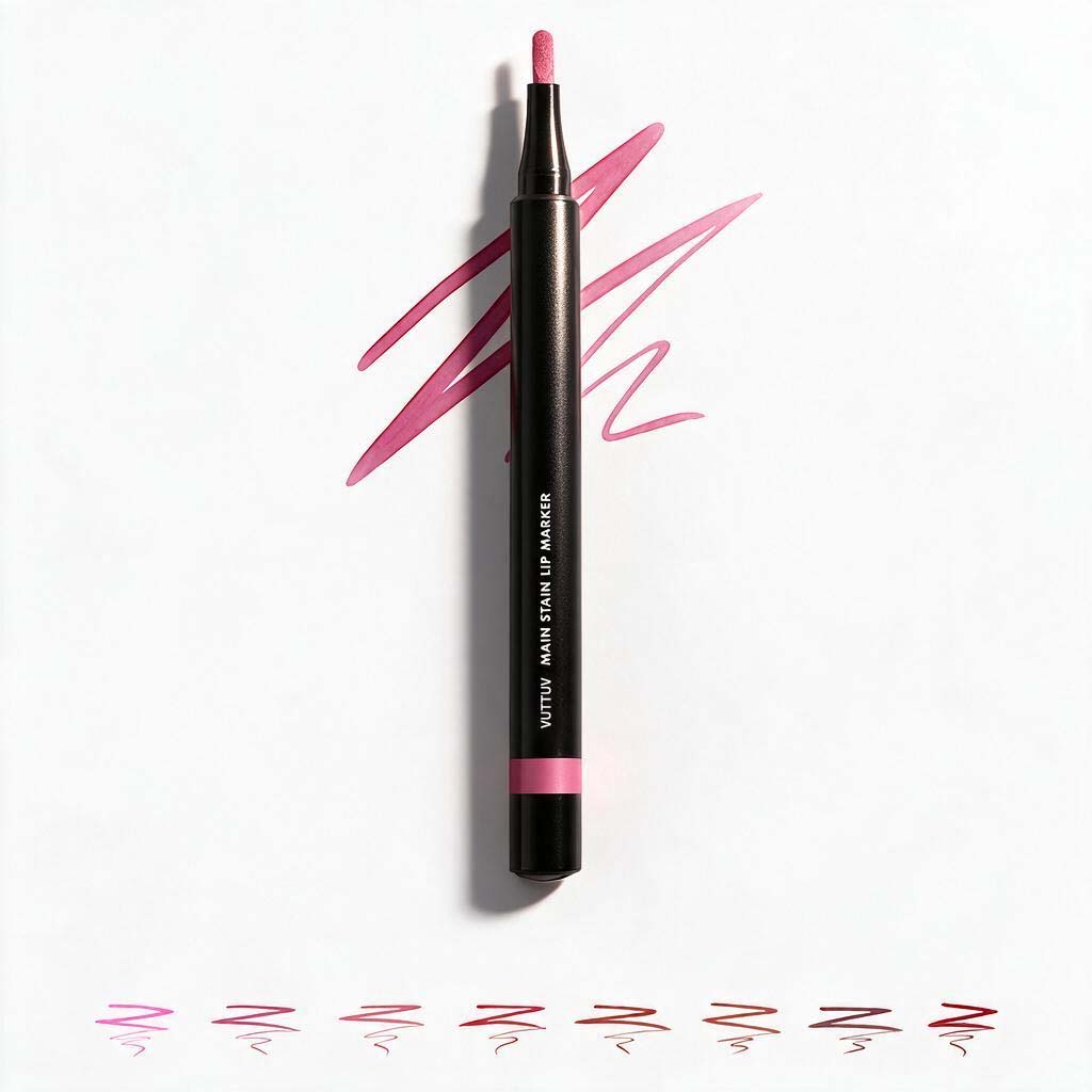 VUTTUV Main Stain Lipliner Marker, Long-Lasting Lip Stain Pen for Defining, Shaping & Filling Lips