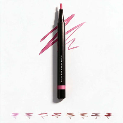 VUTTUV Main Stain Lipliner Marker, Long-Lasting Lip Stain Pen for Defining, Shaping & Filling Lips