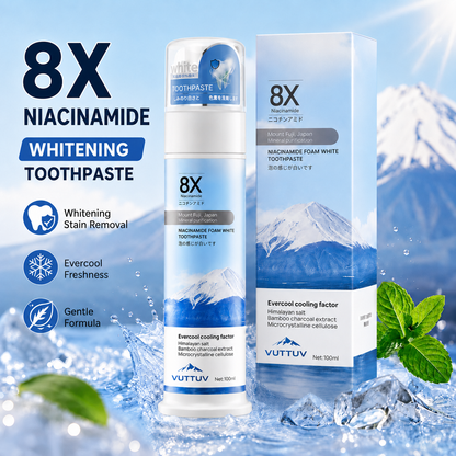 【Family Value Pack】VUTTUV®Niacinamide Whitening Toothpaste for a Brighter, Fresher Smile