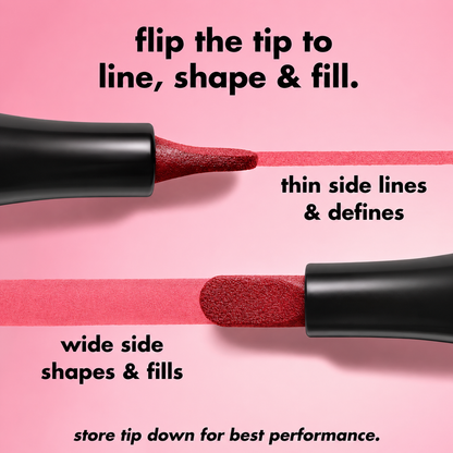 VUTTUV Main Stain Lipliner Marker, Long-Lasting Lip Stain Pen for Defining, Shaping & Filling Lips